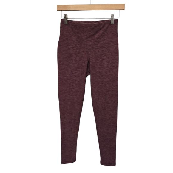 NWT Prana Kimble 7/8 Leggings‎ Stretch Heathered Brown Active Woman Size Small - Picture 1 of 10
